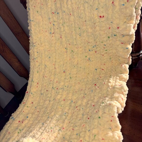 Handmade Crochet Baby Blanket - Picture 2 of 4